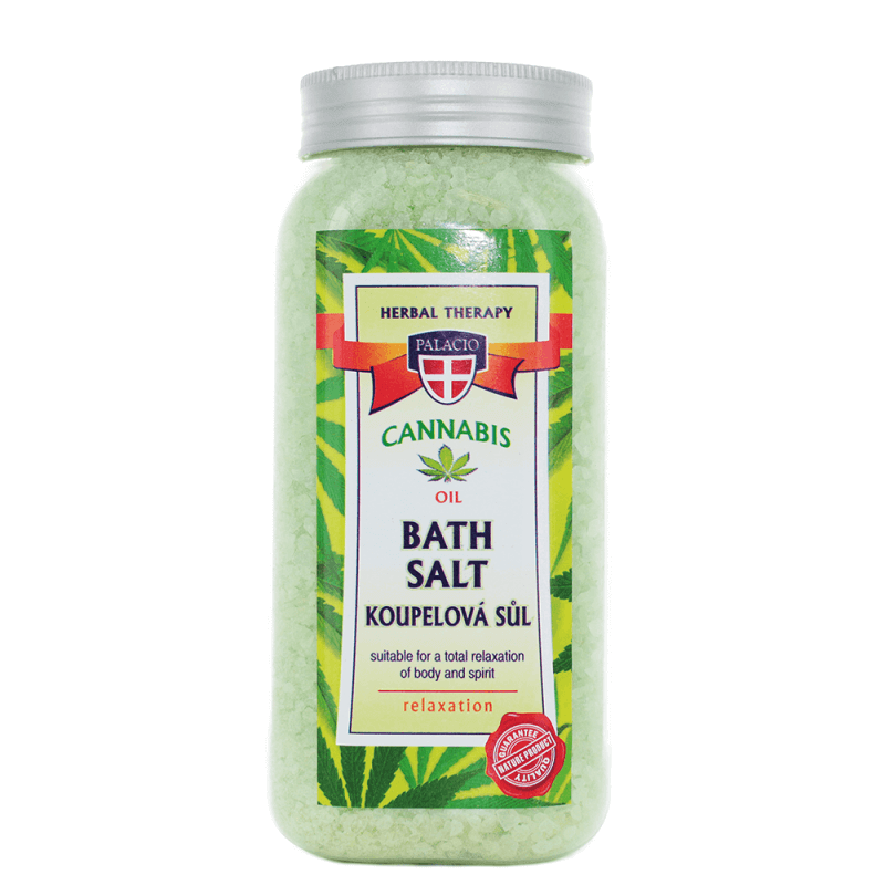 Palacio Cannabis-Öl Badesalz - Großansicht
