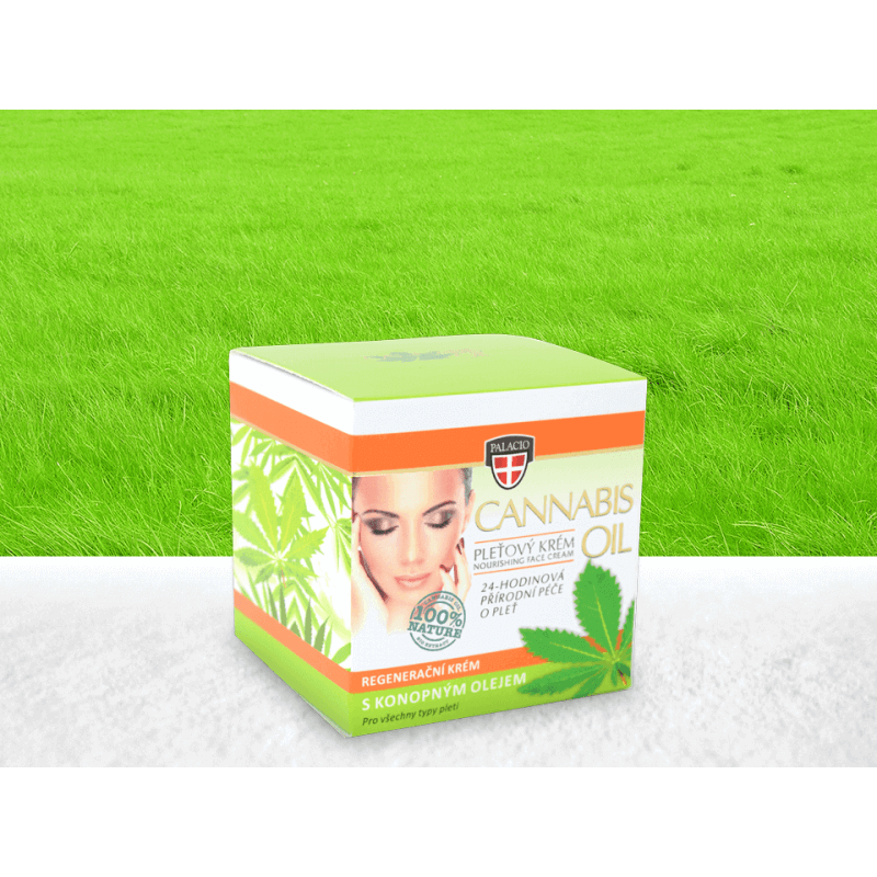 Palacio Cannabis Gesichtscreme Crystal Jar 12% Cannabis-Öl